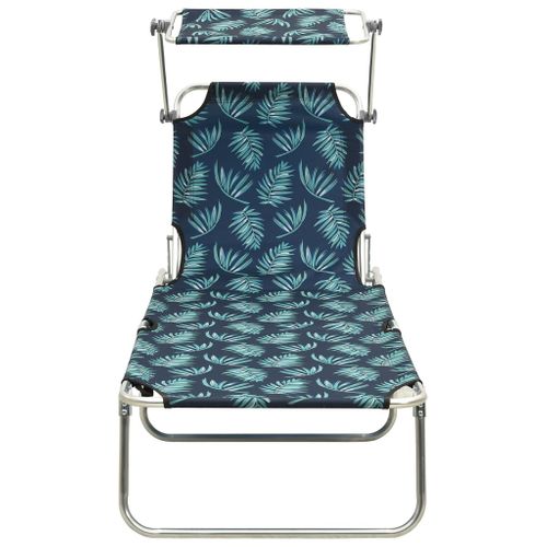 Transat Chaise Longue Bain De Soleil Lit De Jardin Terrasse Meuble D'extérieur Pliable