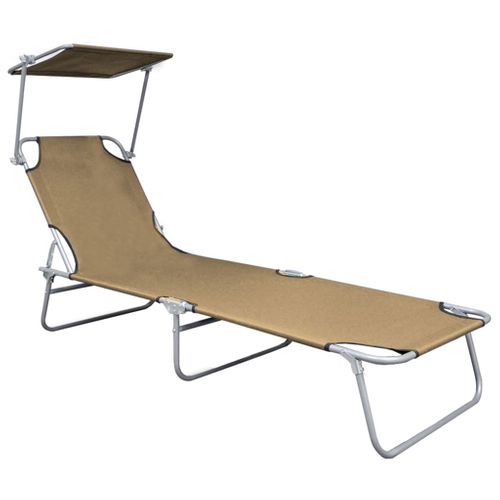 Transat Chaise Longue Bain De Soleil Lit De Jardin Terrasse Meuble D'extérieur Pliable