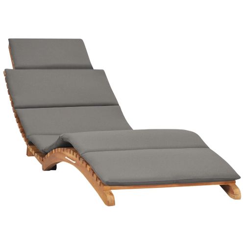 Transat Chaise Longue Bain De Soleil Lit De Jardin Terrasse Meuble D'extérieur Pliable