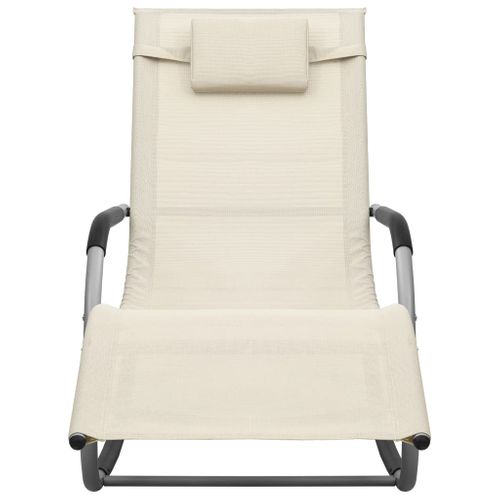 Transat Chaise Longue Bain De Soleil Lit De Jardin Terrasse Meuble D'extérieur Textile