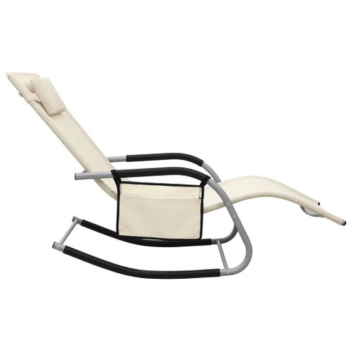 Transat Chaise Longue Bain De Soleil Lit De Jardin Terrasse Meuble D'extérieur Textile