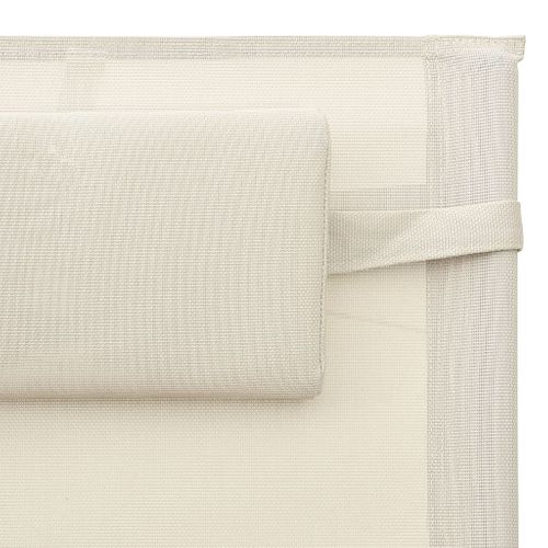 Transat Chaise Longue Bain De Soleil Lit De Jardin Terrasse Meuble D'extérieur Textile