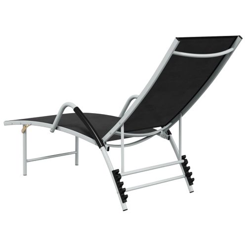 Transat Chaise Longue Bain De Soleil Lit De Jardin Terrasse Meuble D'extérieur Textile
