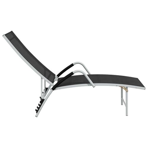 Transat Chaise Longue Bain De Soleil Lit De Jardin Terrasse Meuble D'extérieur Textile