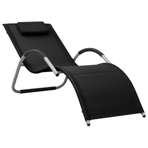 Transat Chaise Longue Bain De Soleil Lit De Jardin Terrasse Meuble D'extérieur Textile