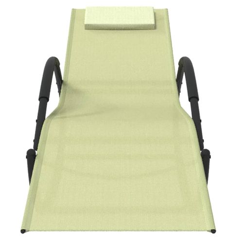Transat Chaise Longue Bain De Soleil Lit De Jardin Terrasse Meuble D'extérieur