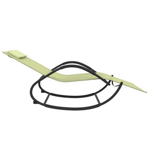 Transat Chaise Longue Bain De Soleil Lit De Jardin Terrasse Meuble D'extérieur