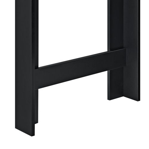 Table De Bar Design Avec Surfaces De Rangement Table Bistrot Avec 3 Étagères Panneaux