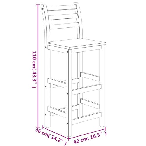 Ensemble De Salle à Manger De Jardin Meuble Extérieur 5 Pièces Bois D'acacia Solide 0