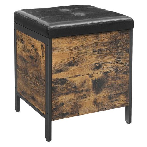 Tabouret Banc Avec Coffre De Rangement Siège Rembourré Pour Entrée Chambre Salon