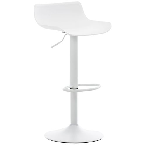 Lot De 2 Tabourets De Bar Pieds Trompette Style Contemporain Avec Repose-pieds Hauteur Réglable