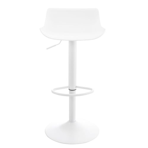 Lot De 2 Tabourets De Bar Pieds Trompette Style Contemporain Avec Repose-pieds Hauteur Réglable
