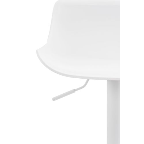 Lot De 2 Tabourets De Bar Pieds Trompette Style Contemporain Avec Repose-pieds Hauteur Réglable
