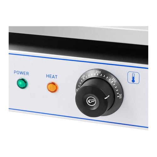 Plancha Électrique Professionnelle En Inox Pour Restaurant De Table 1 Feu 55 X 40 Cm