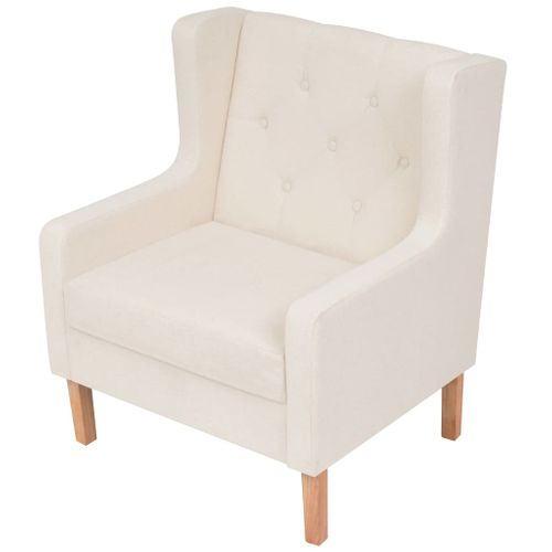 Ensemble De Canapés 3 Pièces Tissu Blanc Crème 02_0019076