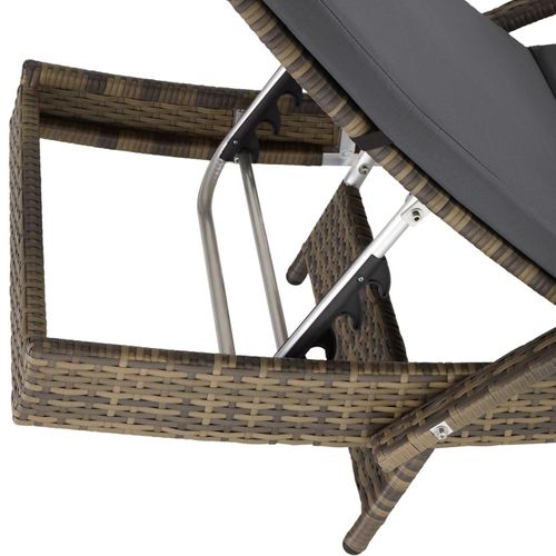 Bain De Soleil Transat Meuble Jardin 5 Positions Marron 08_0000227