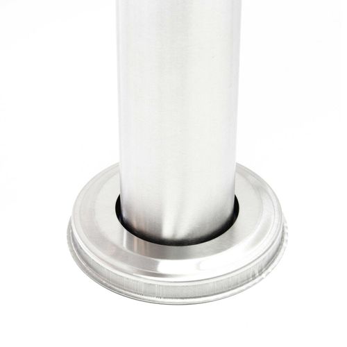 Bloc 10 Boites Aux Lettres Pied Support 2x5 Compartiments Superposés Acier Inoxydable