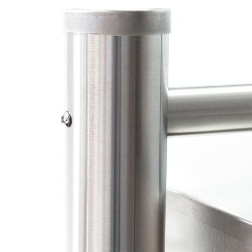 Bloc 10 Boites Aux Lettres Pied Support 2x5 Compartiments Superposés Acier Inoxydable