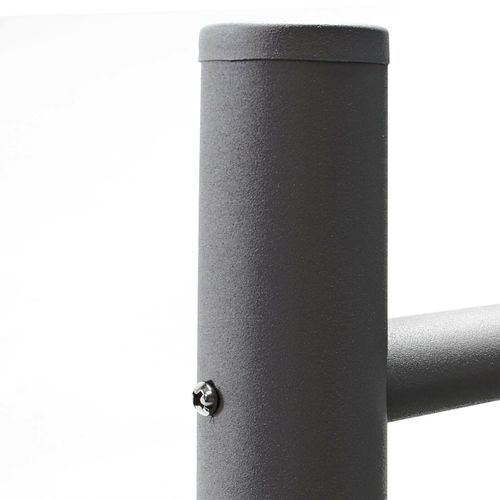 Bloc 4 Boites Aux Lettres 4 Compartiments Pied De Support Courrier Acier Galvanisé 47