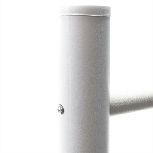 Bloc 4 Boites Aux Lettres Sur Pieds 4 Entrées Acier Galvanisé Blanc 16_0000035