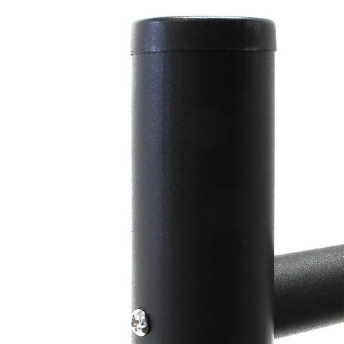 Bloc 4 Boites Aux Lettres Sur Pieds 4 Entrées Acier Galvanisé 46,8 X 38,5 X 27 Cm Noi