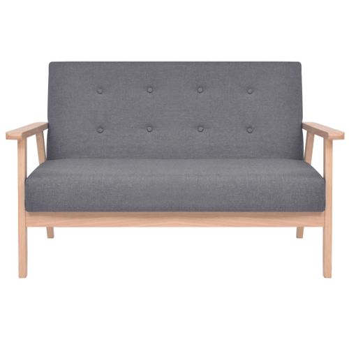 Canapé 2 Places De Salon Salle De Séjour Maison Intérieur 113,5 X 67 X 73,5 Cm Tissu