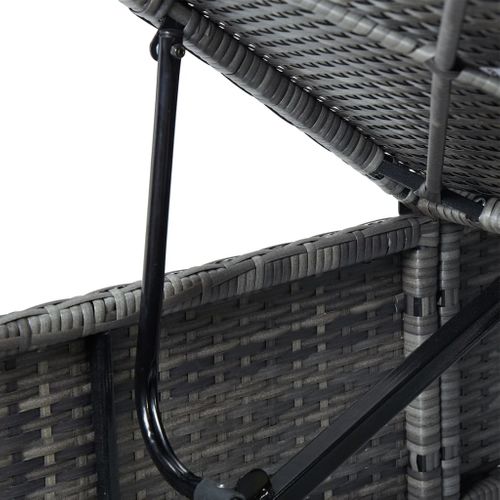 Transat Chaise Longue Bain De Soleil Lit De Jardin Terrasse Meuble D'extérieur Avec Coussin