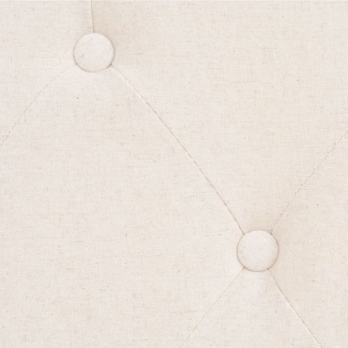 Canapé 2 Places De Salon Salle De Séjour Maison Intérieur Tissu Blanc Crème 02_002019