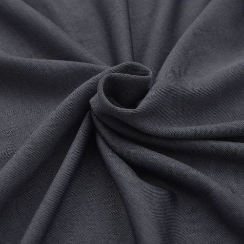 Housse Extensible De Table 2 Pièces 183 X 76 X 74 Cm Anthracite Dec022434