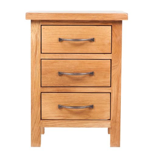 Table De Nuit Chevet Commode Armoire Meuble Chambre Avec 3 Tiroirs 40x30x54 Cm Bois D