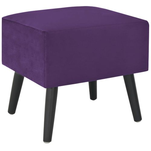 Table De Nuit Chevet Meuble Chambre 2 Pcs Violet Foncé 40x35x40 Cm Velours 1402050