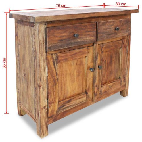 Buffet Bahut Armoire Console Meuble De Rangement Bois De Récupération Massif 75 Cm 44