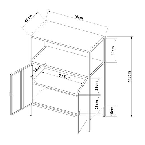 Armoire De Bureau Casier De Bureau Meuble De Rangement Pour Salon Bureau Chambre Atel