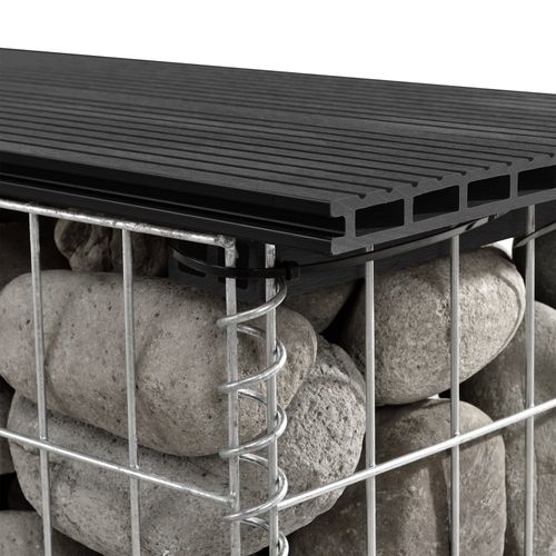 Banc De Jardin Gabion Noir 03_0006437