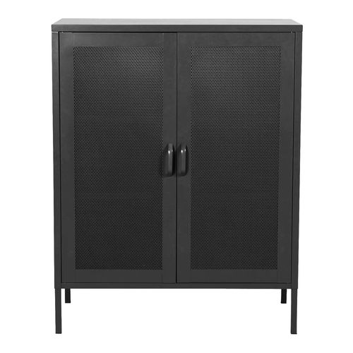 Buffet Métallique Acier 102 X 80 X 40 Cm Noir