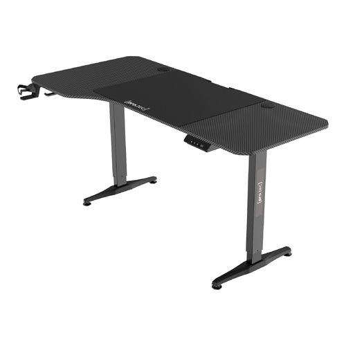 Bureau Poste De Travail Table Électrique à Hauteur Réglable 73 - 118 Cm En Forme De L
