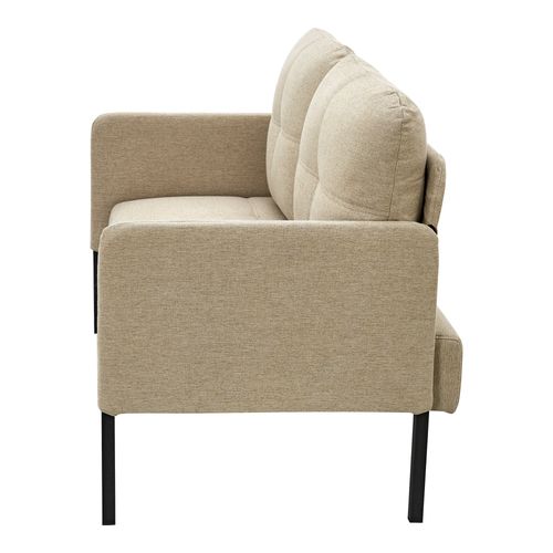 Canapé 2 Places 77 X 119 X 69 Cm Beige 03_0006706