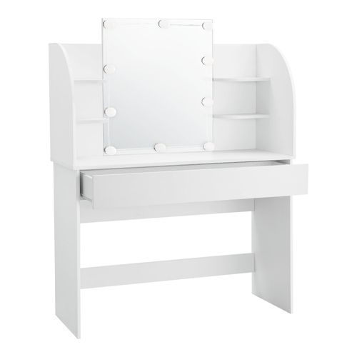 Coiffeuse Table De Maquillage Avec 10 LED Blanc 03_0006815