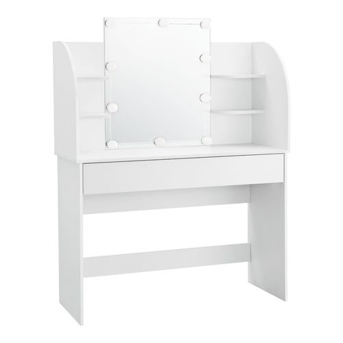 Coiffeuse Table De Maquillage Avec 10 LED Blanc 03_0006815