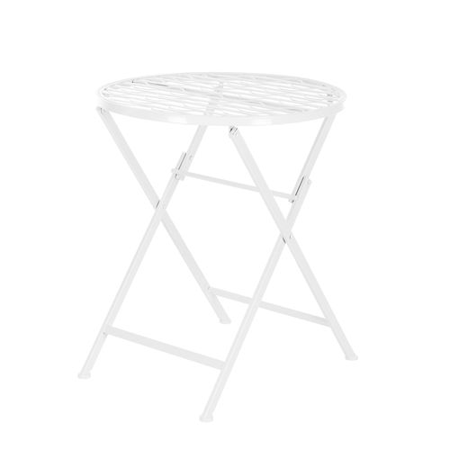 Set De Bistrot Pour Jardin Métal Blanc 03_0006934