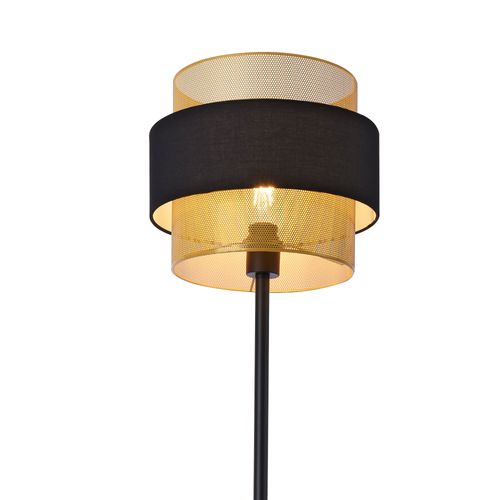 Lampadaire Lampe Lumière Luminaire 160 X 30 Cm Noir Doré Lux.pro 03_0007253