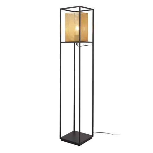Lampadaire Lampe Lumière Luminaire 123 X 22 X 22 Cm Noir Or 03_0007317