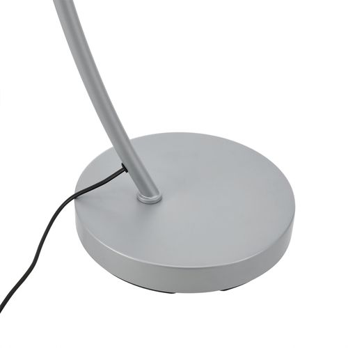 Lampadaire Lampe Lumière Luminaire Métal 159 X 75 X 35 Cm Gris 03_0007318