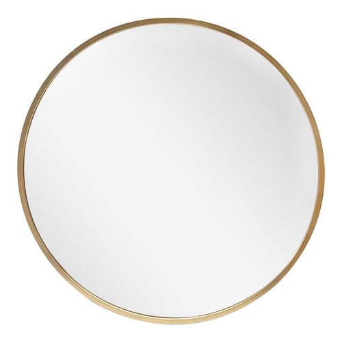 Miroir Mural Rond Diamètre 60 Cm Doré 03_0007921