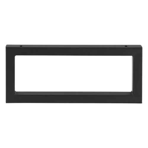 Lot De 2 Supports Muraux Diy En Acier 45 X 20 Cm Noir Mat 03_0008098