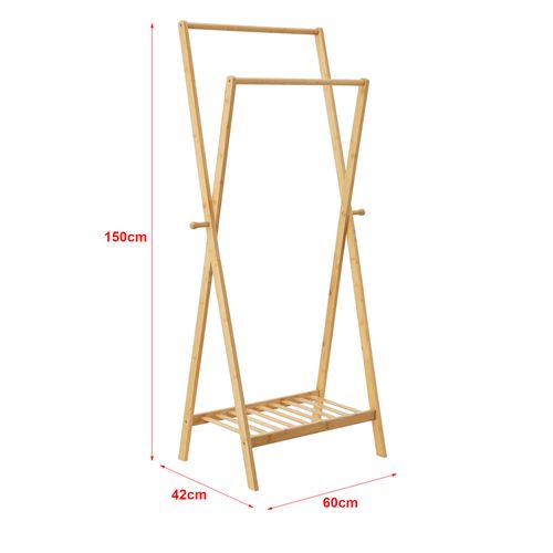 Portant à Vêtements En 150 X 60 X 42 Cm Bambou 03_0008139