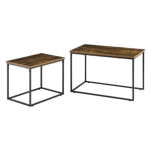 Set De 2 Tables Basses Gigognes Effet Bois Foncé 03_0008358