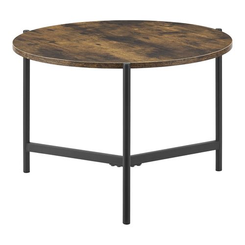 Table Basse Ronde 42 X 60 Cm Effet Bois Foncé 03_0008494
