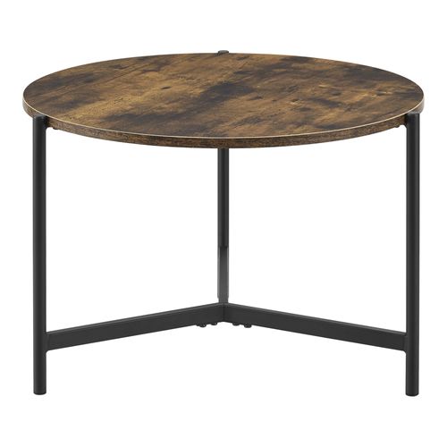 Table Basse Ronde 42 X 60 Cm Effet Bois Foncé 03_0008494