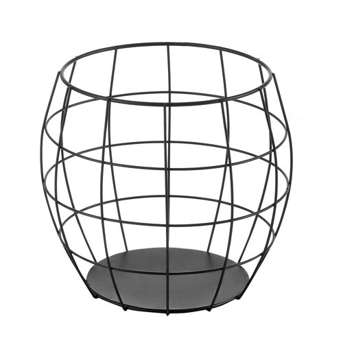 Kit De 3 Tables Gigognes Neman Paniers Métal Plusieurs Tailles Noir 03_0008535